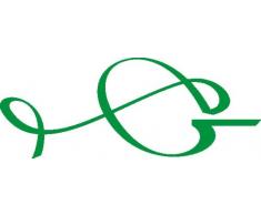 INDIGOS 4051719199000 Wandtattoo, Vinyl, grün, 60 x 10 x 10 cm