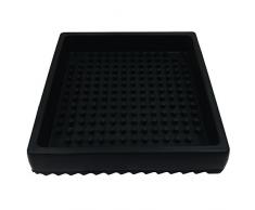 Tablecraft Abtropfschale, schwarz, 11,5Â x 11,5Â cm