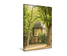 Premium Textil-Leinwand 30 x 45 cm Hoch-Format Zauberhaft historischer Küchengarten Pavillon auf dem Lindener Berg | Wandbild, HD-Bild auf Keilrahmen, Fertigbild auf hochwertigem Vlies, Leinwanddruck von Michael Speer