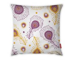 Bonamaison Dekorativ Kissenhülle, Kissenbezug, Zierkissenbezug, Wohnkultur, Für Sofa, Kaffeestube, Größe: 45X45 cm - Entworfen und hergestellt in der Türkei