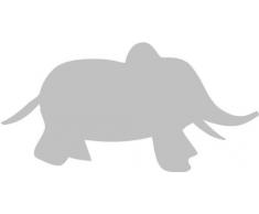 INDIGOS 4250380592411 Wandtattoo w050 Elefant Afrika 96 x 47 cm, silber