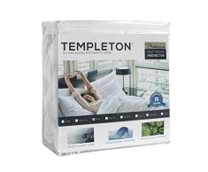 Templeton Matratzenschoner, hypoallergen, wasserdicht, Verschiedene Größen Twin weiß