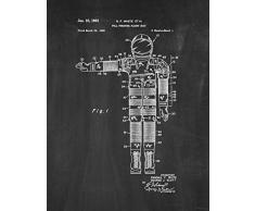 Full Pressure Flight Suit Patent-Print M11956 13 x 19 Kreidetafel