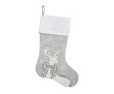 Comfy Hour Kuscheliges Stunde 50,8 cm Winter Weihnachten Rentier Tragen Schleife Weihnachtsstrumpf