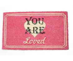 La Finesse Fußmatte aus Kokosfaser und PVC, One Size