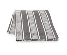 Lexington Fall 16 Tischdecke, Baumwolle, Grau und Weiß, Einzelbett, 250 x 150 x 0.2 cm