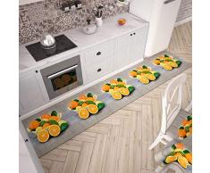 PETTI Artigiani Italiani Teppich für Küche 52x340 cm Arance