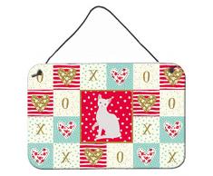 Carolines Treasures Arabian Mau Cat Love Türaufhänger, Wanddekoration, Mehrfarbig