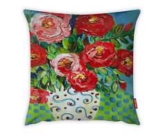 Bonamaison Dekorativ Kissenhülle, Kissenbezug, Zierkissenbezug, Wohnkultur, Für Sofa, Kaffeestube, Größe: 45X45 cm - Entworfen und hergestellt in der Türkei
