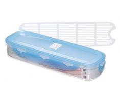 Kitchencraft Pure Seal Frischhaltedose aus Plastik, rechteckig, 1 l