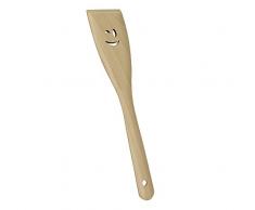 Metaltex Pfannenwender Smiley 30 cm, Holz, Braun, 28 x 1 x 1 cm