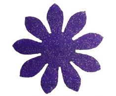 Petras Bastel News Streudeko, Fliz, lila, 18 x 12 x 5 cm