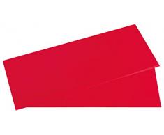 Rayher 67270284 Seidenpapier, kardinalrot, 50x75cm, 5 Bogen, 17g/mÂ², lichtecht, farbfest, leicht transparentes, dÃ¼nnes Papier, Geschenkpapier, Papier zum Basteln