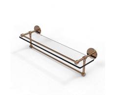 Allied Messing P1000–1 TB/22-gal-bbr 22 Galerie Glas Regal mit Handtuchhalter Bar, Bronze gebürstet