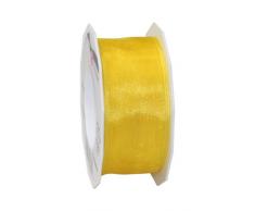 Unbekannt Organzaband Four Seasons B40mm gelb 1 StÃ¼ck