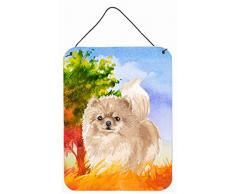 Carolines Treasures Fall Pomeranian Türaufhänger, Wanddekoration, mehrfarbig