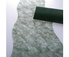 Deko AS GmbH Sizoflor Tischband Wellenschnitt dunkelgrün ca. 25 cm Rolle 25 Meter 60W 008-R