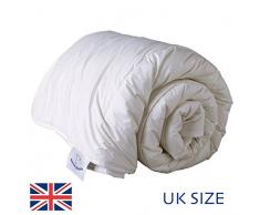 Devon Bettdecken – British Handarbeit Natur Joppe (Wolle) Bettdecke Sommer Leicht 300 GSM (Einzelbett 135 x 200 cm)