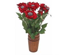 Traditionelle Hochzeit annniversary Blumensträuße Jahren 1 bis 20, 25 & 50 (wählen Sie Jahr aus Scroll Down Menü) rot