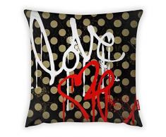 Bonamaison Dekorativ Kissenhülle, Kissenbezug, Zierkissenbezug, Wohnkultur, Für Sofa, Kaffeestube, Größe: 45X45 cm - Entworfen und hergestellt in der Türkei