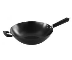 IMUSA USA PAN-10042W 14 Traditional Nonstick Coated Wok with Triangle Helper Handle