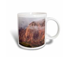 3dRose, Storm, kolob Canyons, Zion Nationalpark – Utah Kaffeebecher, Keramik, Weiß, 12,7 cm x 11,43 x Stollen