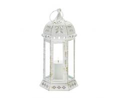 Gallery of Light 10018606 Laterne, Blumenmotiv, groß, Mehrfarbig