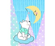 Komar Disney Wandbild Winnie Pooh Moon | Kinderzimmer, Babyzimmer, Dekoration, Kunstdruck | ohne Rahmen | WB087-30x40 | Größe: 30 x 40 cm (Breite x Höhe)