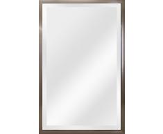 Alpine Art & Mirror Alpine Pewter Wall Mirror Wandspiegel, Zinnfarben