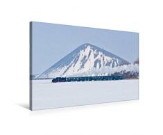 Calvendo Premium Textil-Leinwand 75 cm x 50 cm quer, Bergwerksbahn und ThÃ¤lmann Schacht | Wandbild, Bild auf Keilrahmen, Fertigbild auf echter Leinwand, Leinwanddruck Menschen Menschen