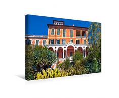 Premium Textil-Leinwand 45 cm x 30 cm quer Villa Hanbury, Kakteen, Palmlilien