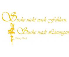 INDIGOS 4051719312744 Wandtattoo, Vinyl, gold, 60 x 10 x 10 cm