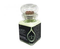 Essential-Kerze, Sojawachs, Duft: May Chang Kerze im Glas, Grün