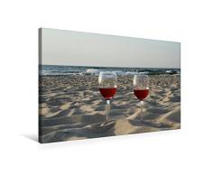 Premium Textil-Leinwand 75 x 50 cm Quer-Format Maritimes Flair | Wandbild, HD-Bild auf Keilrahmen, Fertigbild auf hochwertigem Vlies, Leinwanddruck von Anja Bagunk
