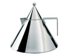 Alessi Il Conico 90017 - Design Wasserkocher mit Griff, Edelstahl, 2 lt