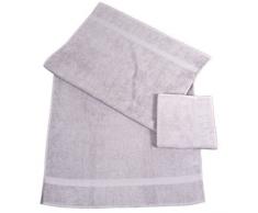 Dyckhoff 900534109 Handtuch 50 x 100 cm und Duschtuch 70 x 140 cm 2-teilig stein