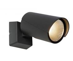 Lucide MANAL - Wandstrahler AuÃen - LED - 1x12W 3000K - IP65 - Anthrazit