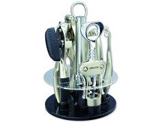 Arcos Zubehör - Geschenkbox Gadgets Küchengeräte Set 5 Stück - Zinklegierung - Verchromt Farbe Silber