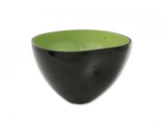 Design Deko Schale Anna 2, schwarz/grün