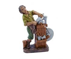 VILLAGE GIFT IMPORTERS Weihnachts-Krippenfiguren für Weihnachten, 12,7 cm, 36 Verschiedene Statuen – traditionelle Krippenfiguren mit neuen Händlern - Handbemalt Blacksmith (Tools)