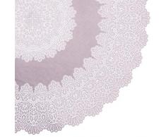 Tischdecken Amira Vinyl 180cmØ Lavender