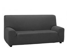 Martina Home Sofabezug Beirut, Grau, 2 Sitzplätze von 120 bis 190 cm