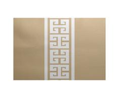 E von Design rsn412ta9–46 4 x 6 BEIGE/Taupe Stripe Print Teppich