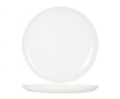 H+H Premiere Set Teller Pizza, Opal, Weiß, 6 Stück