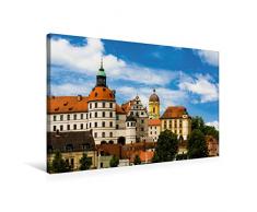 Premium Textil-Leinwand 75 cm x 50 cm quer, Ein Motiv aus dem Kalender Romantisches Neuburg an der Donau | Wandbild, Bild auf Keilrahmen, Fertigbild auf echter Leinwand, Leinwanddruck (CALVENDO Orte);CALVENDO Orte