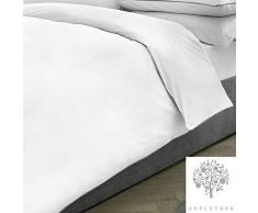 Appletree Plain Dye Fadenzahl 180, Perkal, weiß, Einzelbett
