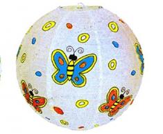 StealStreet ss-mu-a16032 40,6 cm weiß Laterne mit Cartoon Schmetterling Design