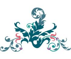 Indigos 4051719765847 Wandtattoo MF408 schÃ¶ne Pflanzen 96 x 59 cm