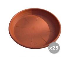 Glooke Selected Untersetzer rund 37 Garten, Mehrfarbig, 25 Stück