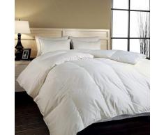Royal Luxe Unisex Baumwollsatin-Daunen Alternative Steppdecke Voll / Queen White King weiß